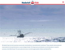 Tablet Screenshot of nederlof-fish.nl